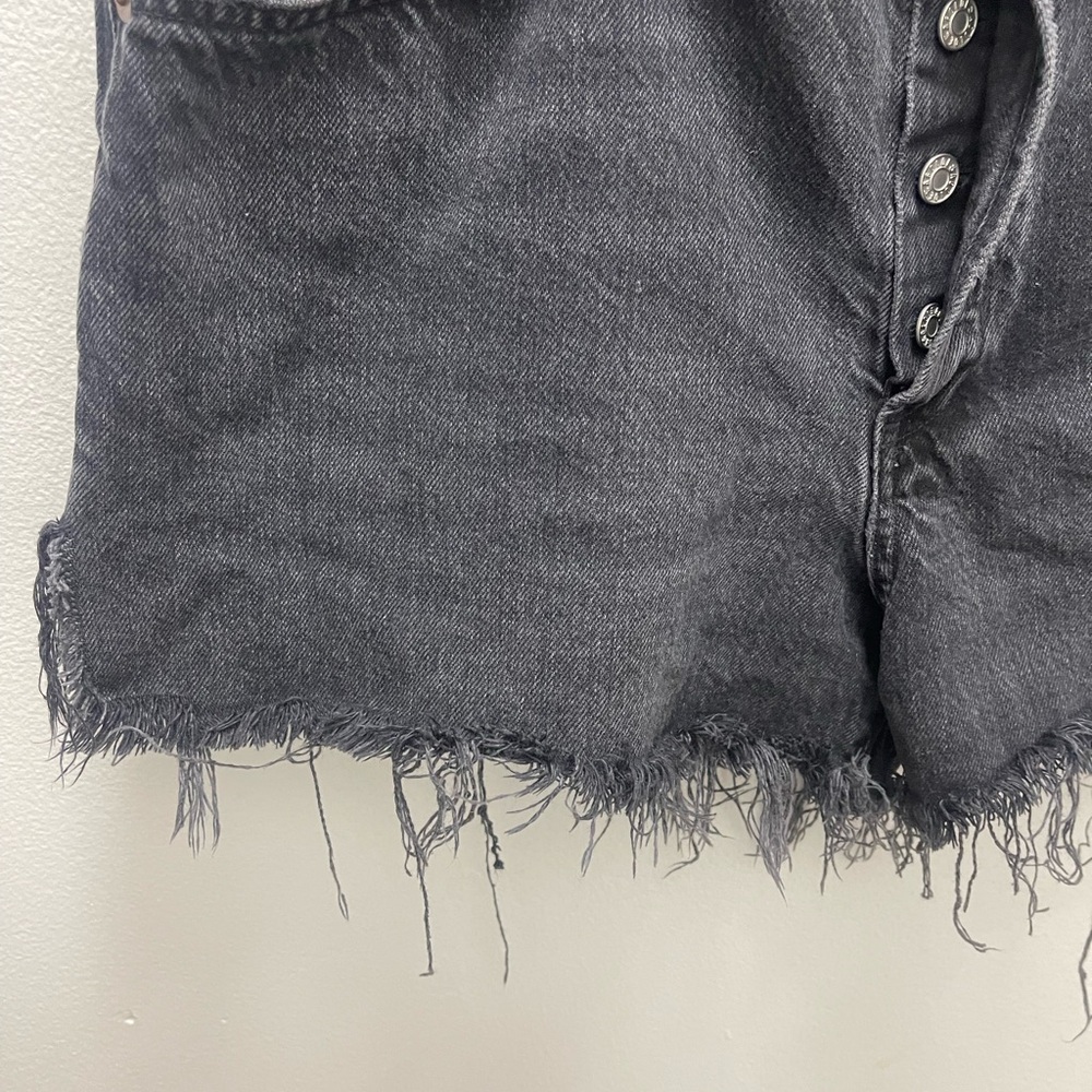 Agolde Black Jean Shorts - Picture 11 of 13